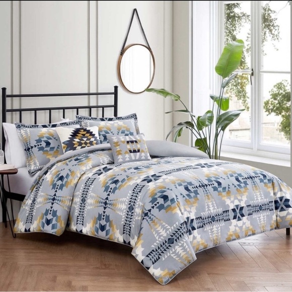 Pendleton Comforter Set 5 Piece Legend Lake, Queen, NEW - Picture 1 of 10